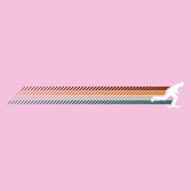 Sunset Stripes Runner Silhouette