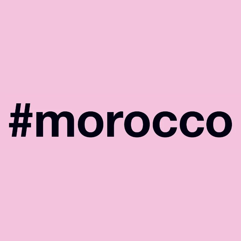 MAROC Hashtag Marokko