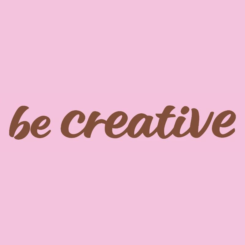 Sei kreativ Script Brown