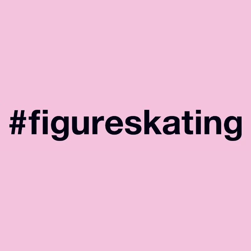 Figure Skating Eiskunstlauf Hashtag