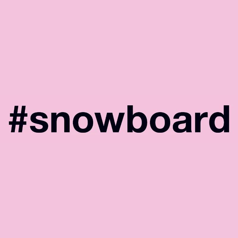 Snowboard Hashtag