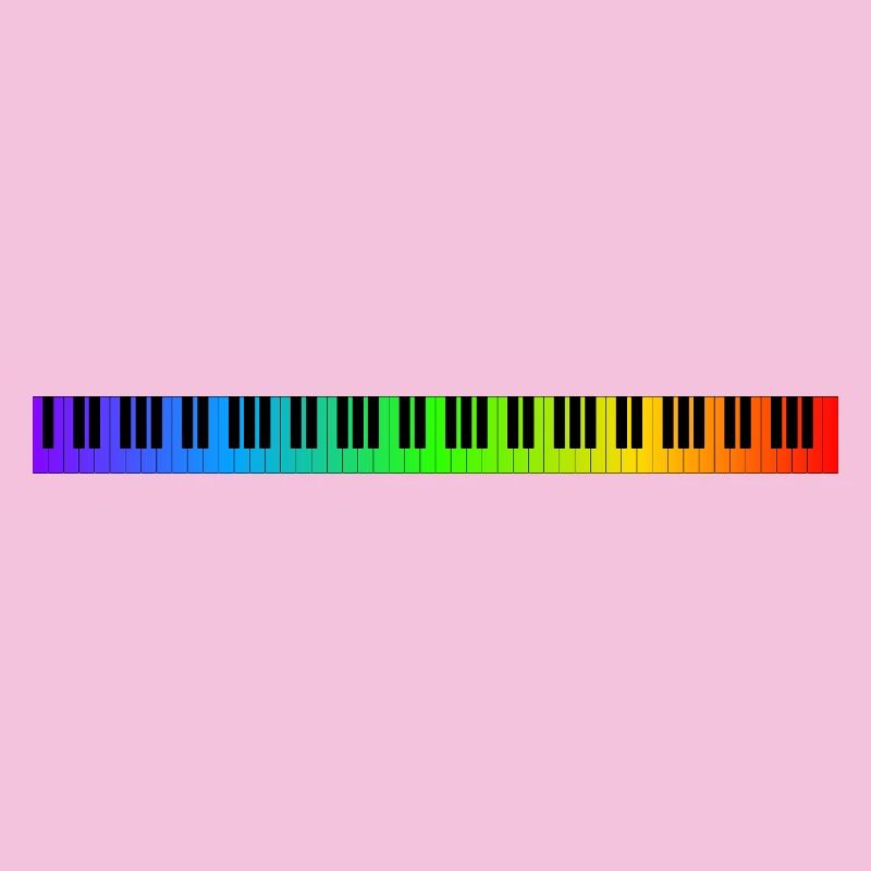 Rainbow keyboard