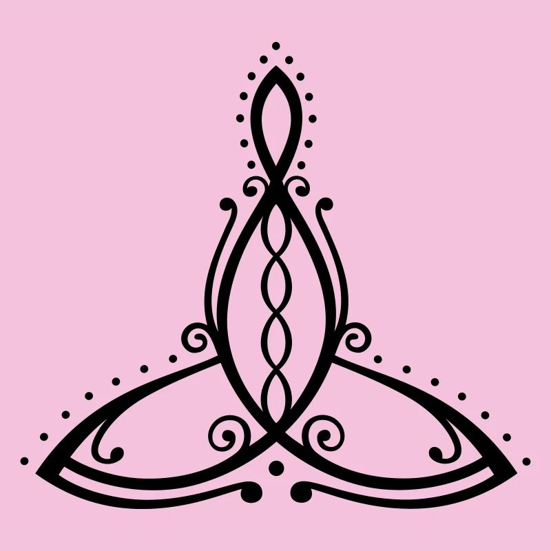 Celtic Motherhood Symbol Mutter mit vier Kindern