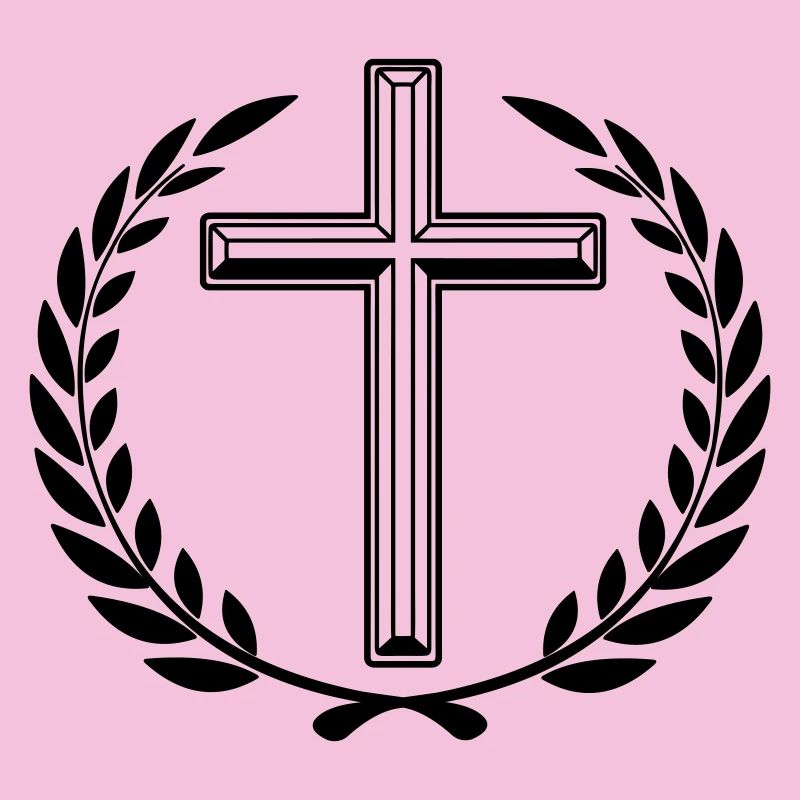 Kreuz Lorbeerkranz