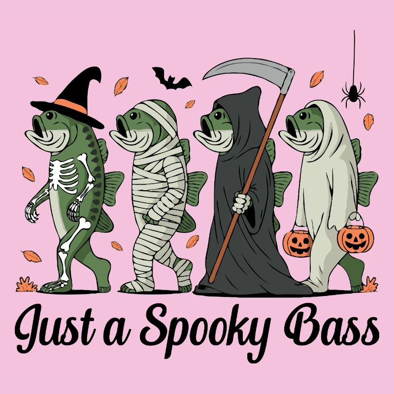 Créatures de poisson déguisées Halloween Perche Pêcheur
