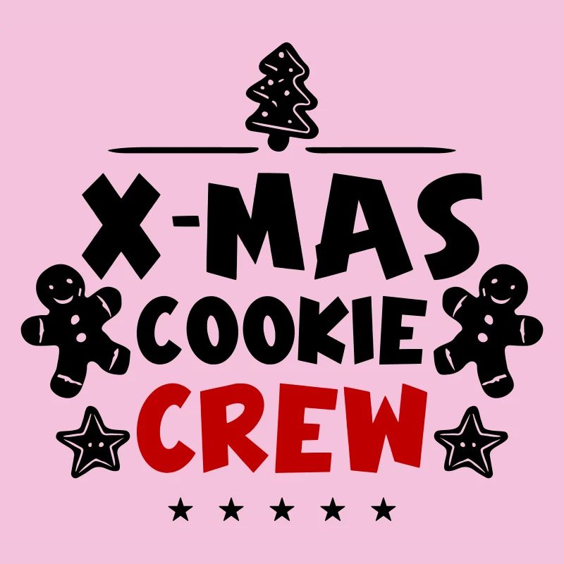 Équipe de cuisson des biscuits de Noël