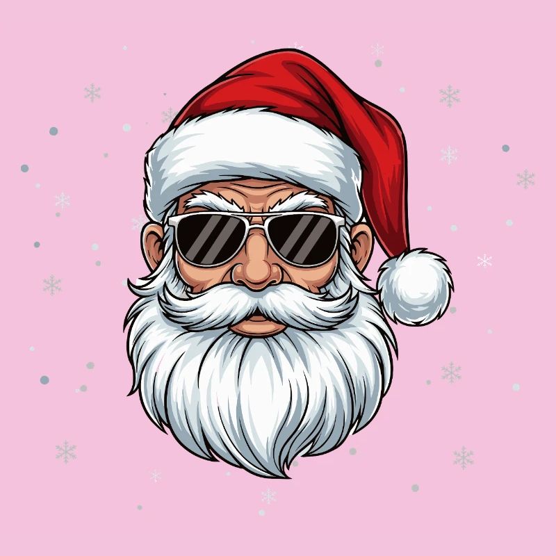 Weihnachtsmann mit Sonnenbrille
