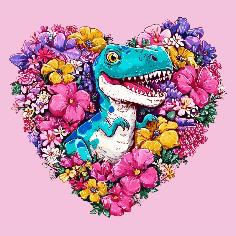 Cœur de Fleur de Dino