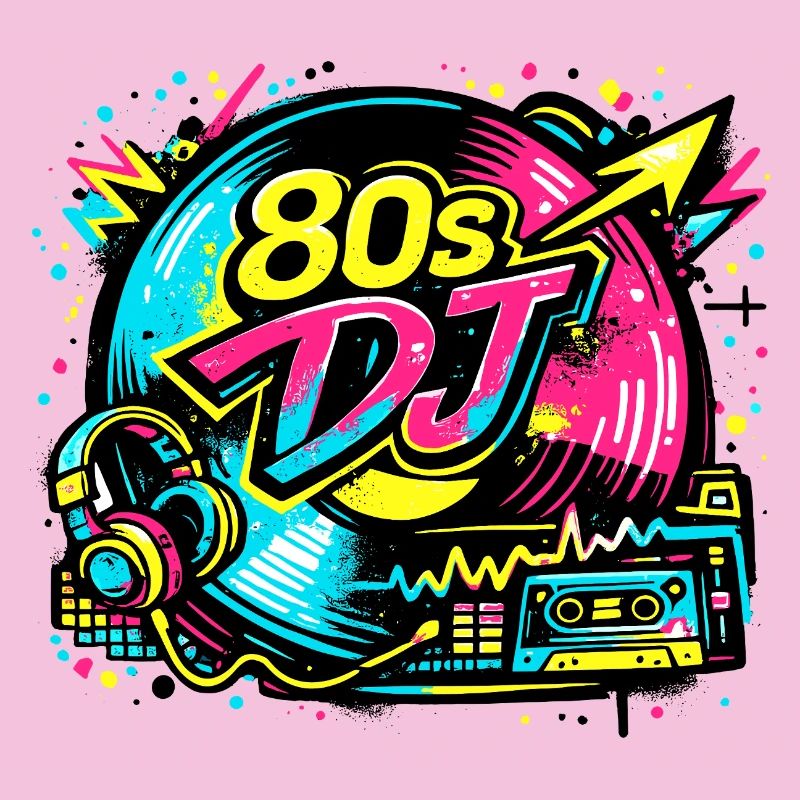 80er DJ Neon Vibe
