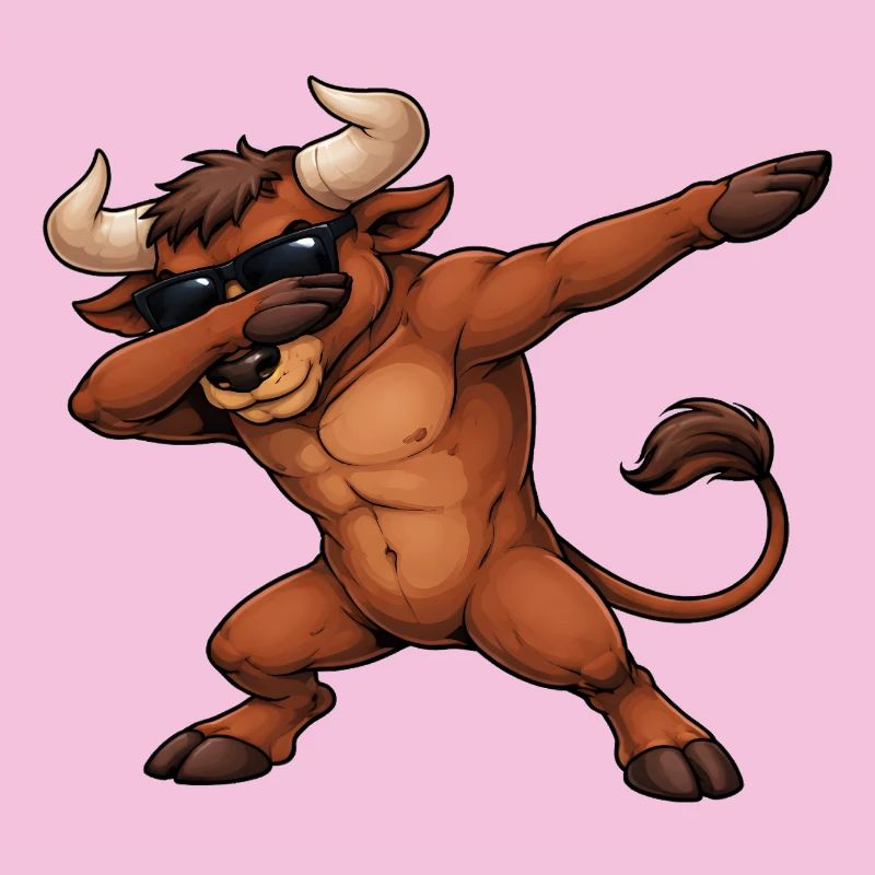 Dabbing Stier