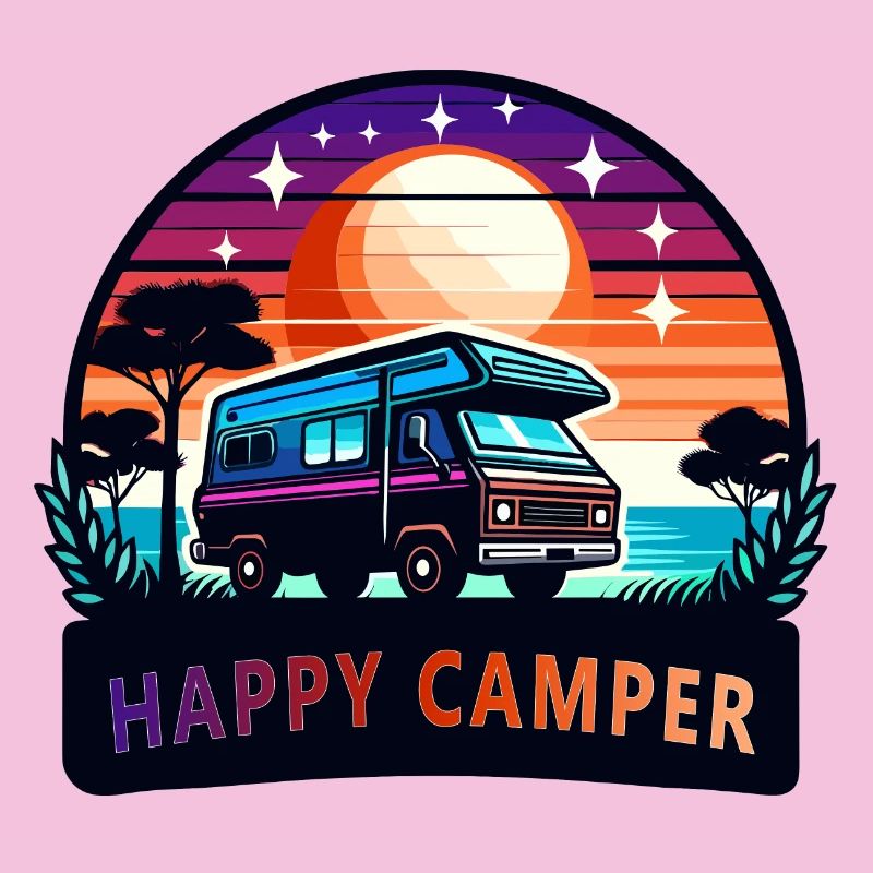 Sunset Happy Camper Van