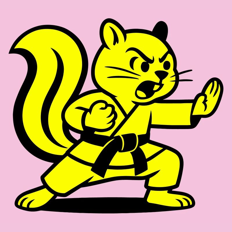 Karate Squirrels!