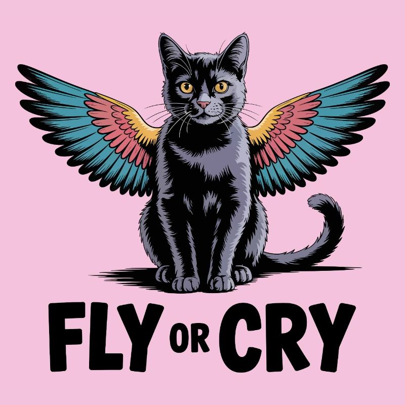 Fliege oder rufe Katze