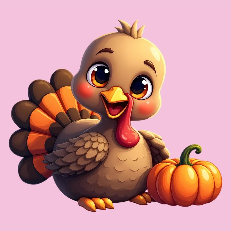 Bébé dinde de Thanksgiving