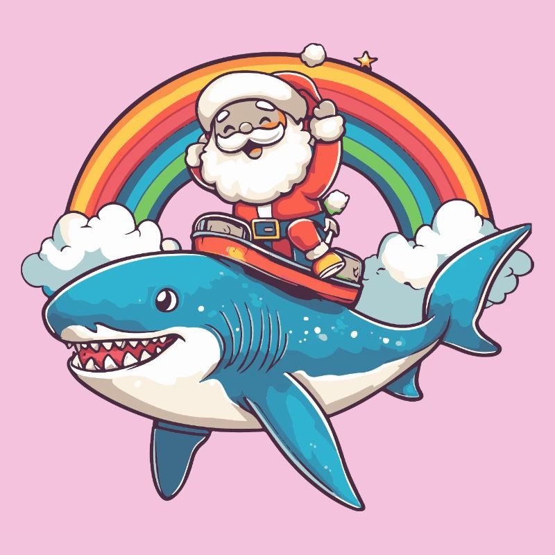 Requin Père Noël