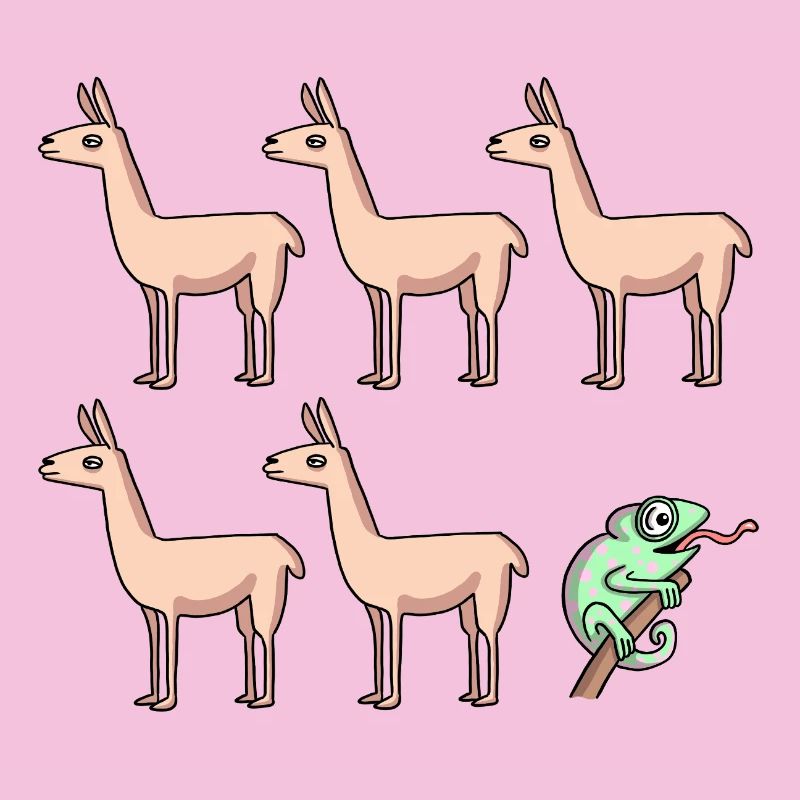 Llama Chamäleon