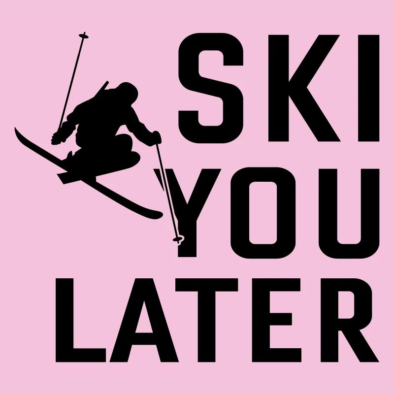 Ski You Later SVG – Modernes Statement Design