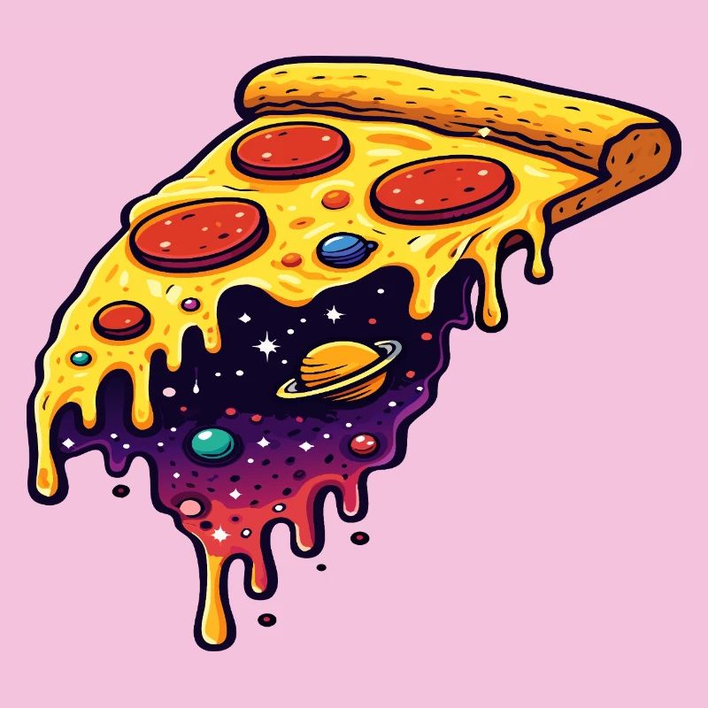 Cosmic pizza slice