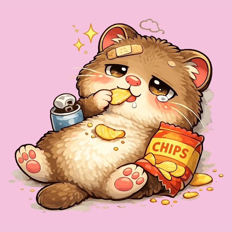 Cookie-loving cat