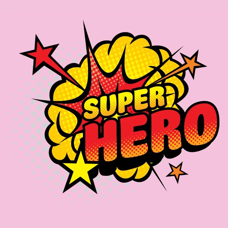 Superhelden Comic Explosion