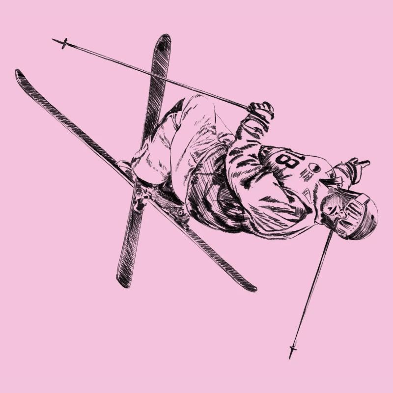 Mogul skiing