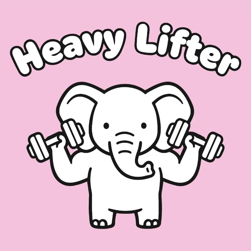 Haltérophile lourd Elephant