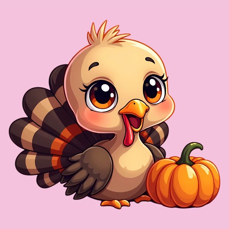 Bébé dinde de Thanksgiving