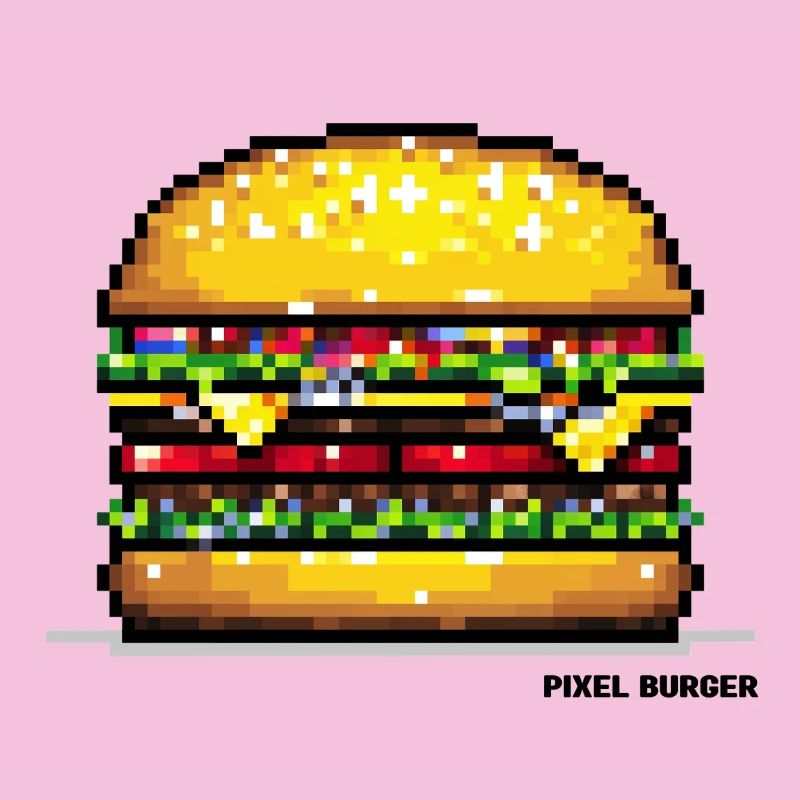 Pixel Hamburger