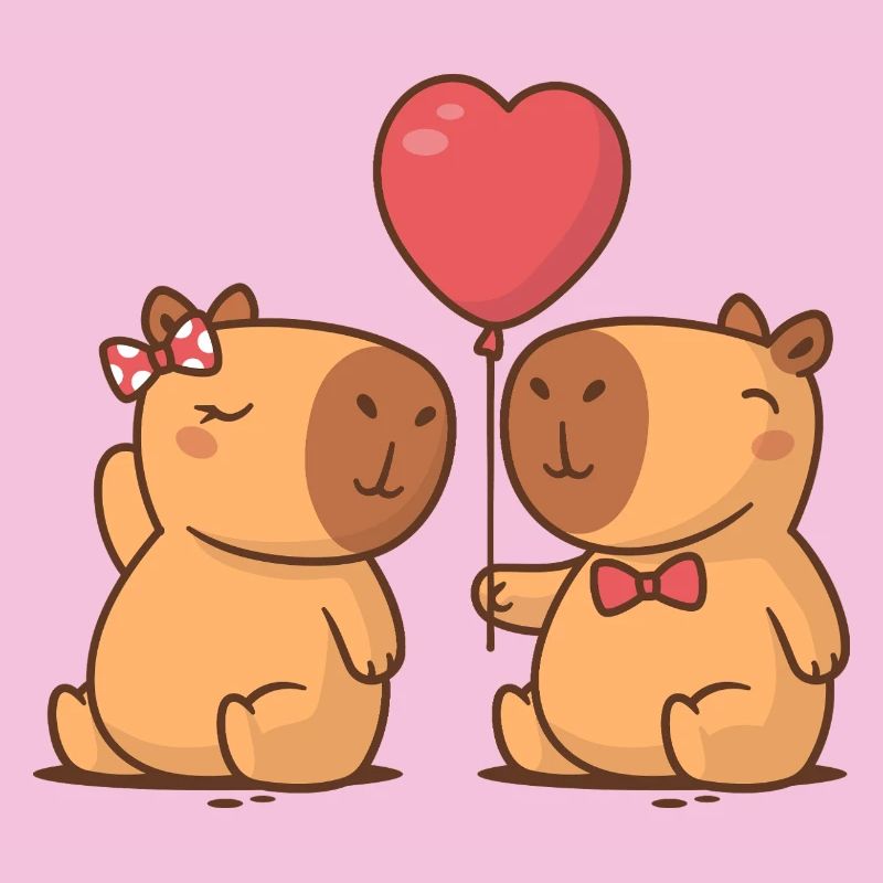 Capybara-Paar
