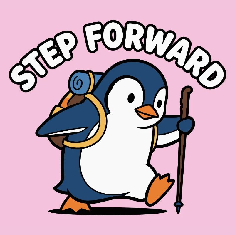 Forward Step Penguin