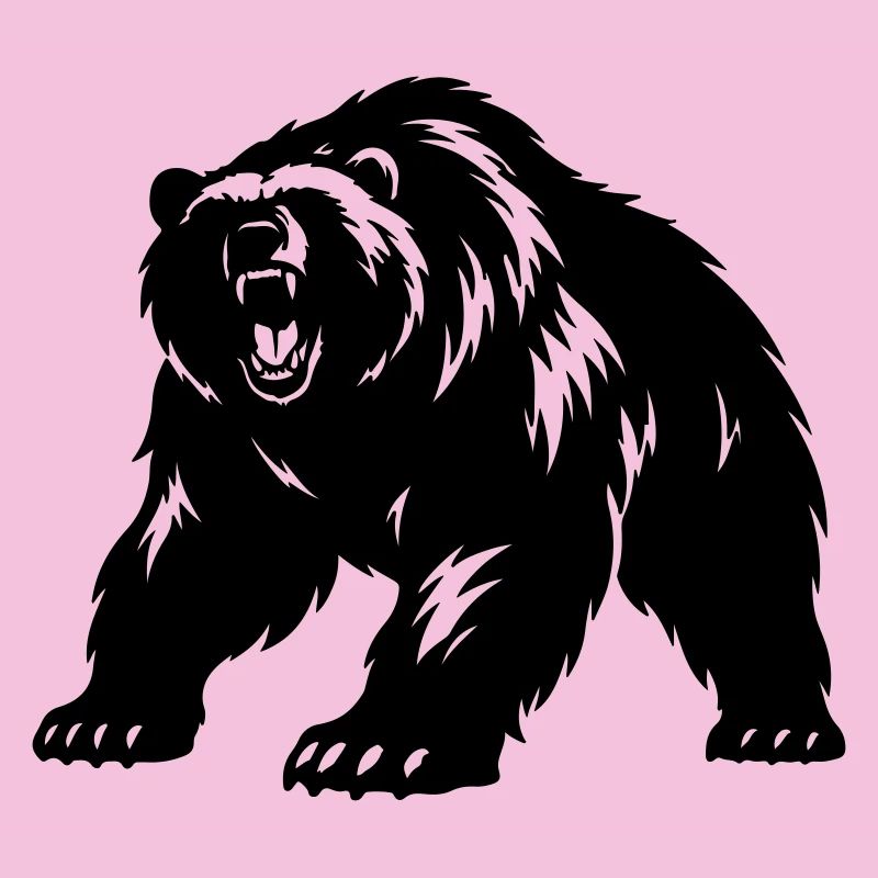 Grizzly Bear Silhouette