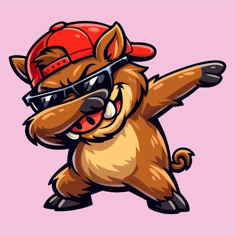 Dabbing Warthog