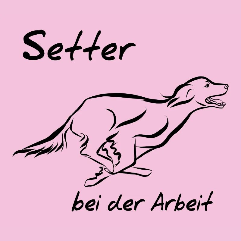 Setter bei der Arbeit