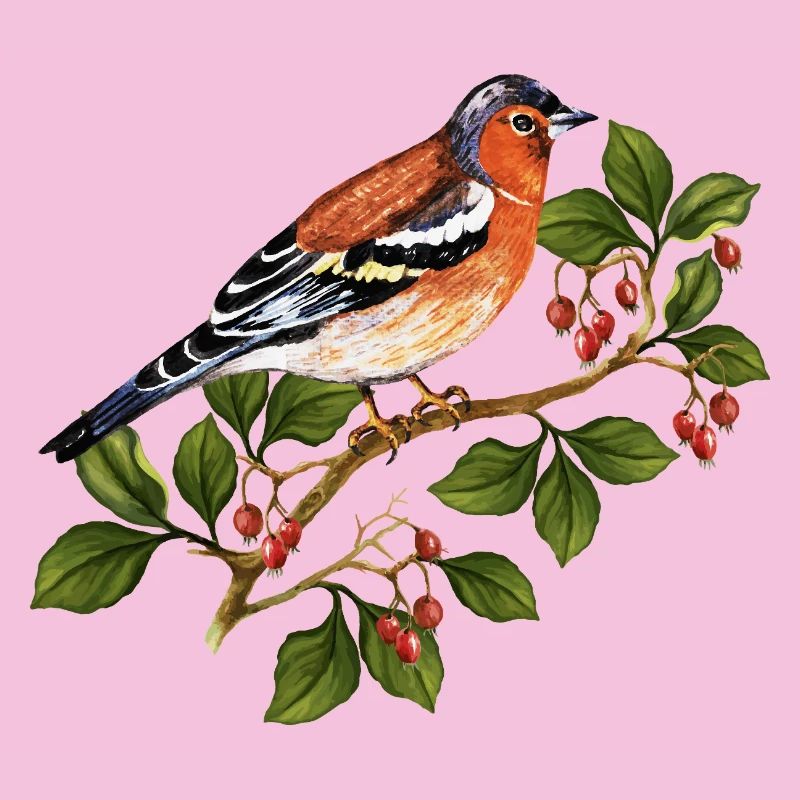 Bunter Vogel