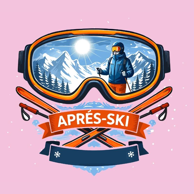 Après Ski Comic Design