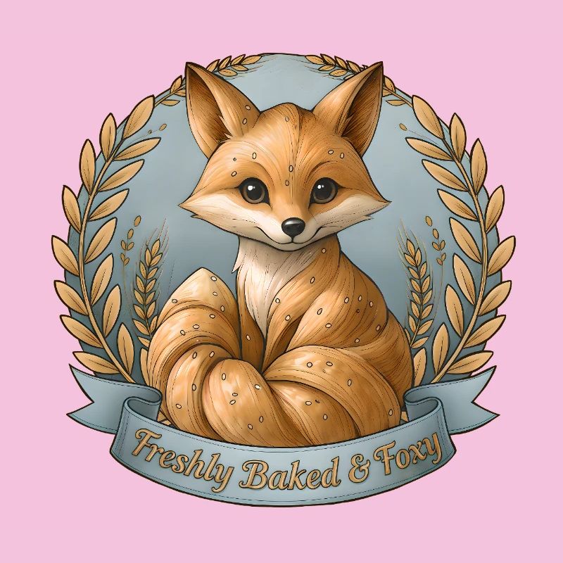 Fraîchement cuit & Foxy – Illustration de renard