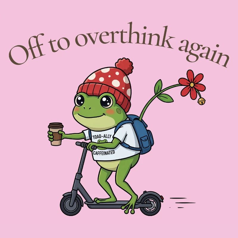 Toad-ally caffeinated frog