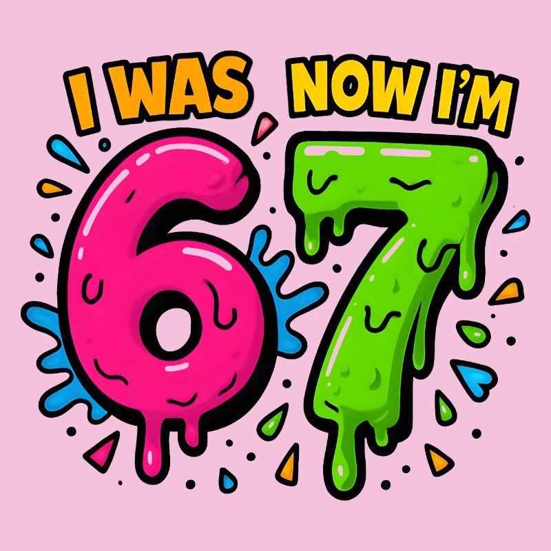7. Geburtstag Kinder 67 Meme Humor Geschenkidee
