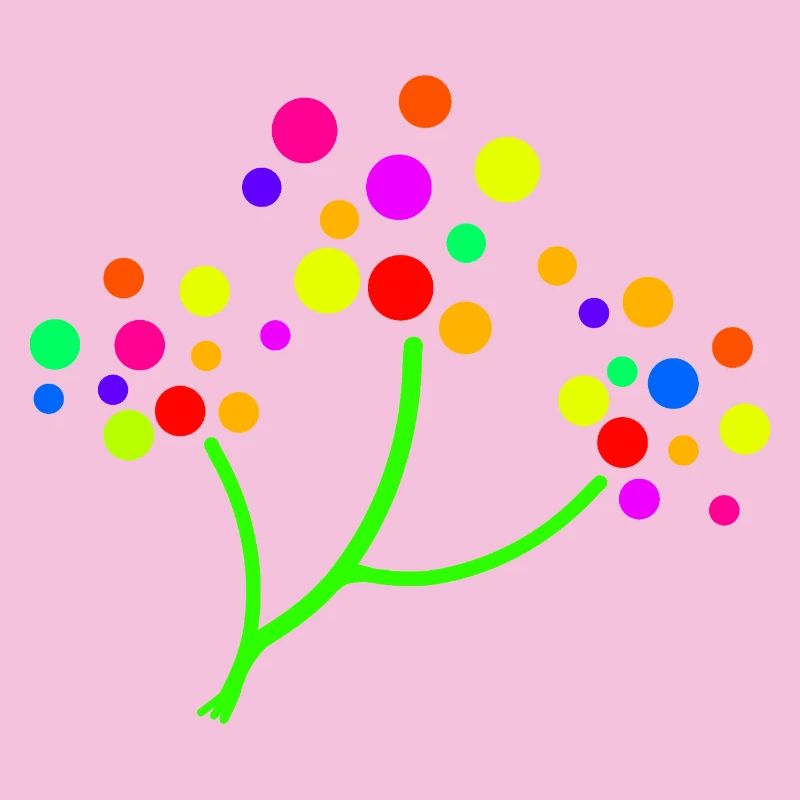 Neon Confetti Tree