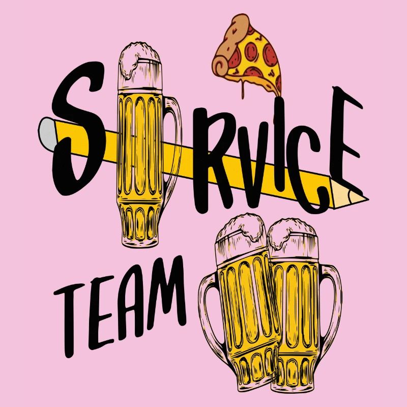 Service team beer