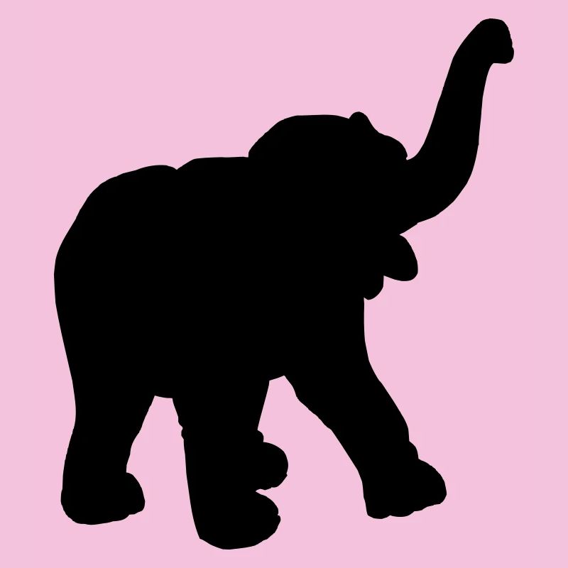 Joyeux jeune éléphant du cirque
