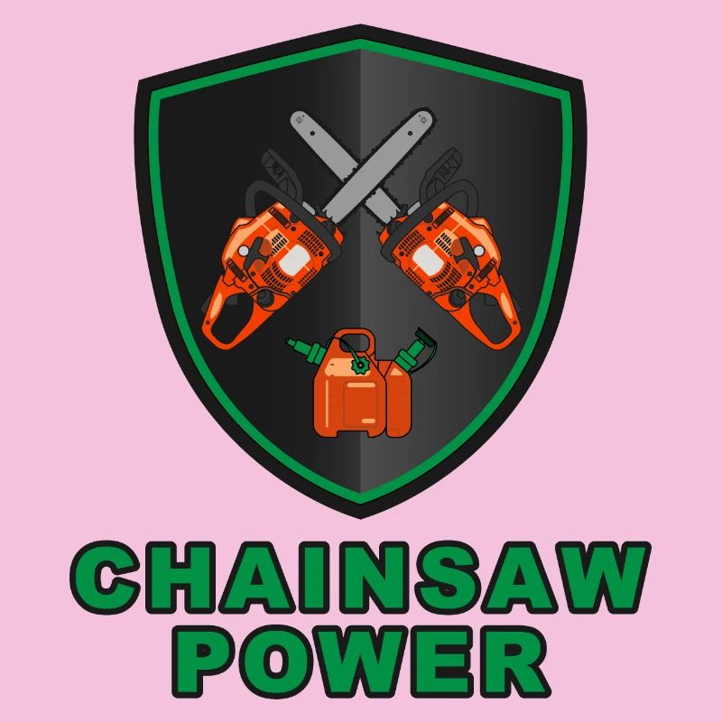 Blason de puissance de tronçonneuse - Boîte combi de carburant