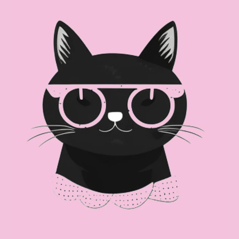 cooles Katzengesicht mit sonnenbrille