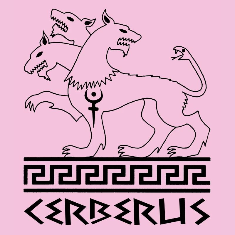 Schwarzer Cerberus Wolfshund