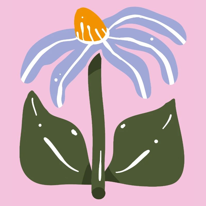 Stilisierte Wildblume