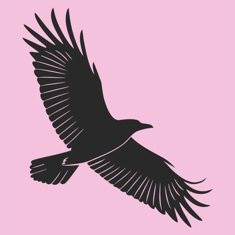 Conception de silhouette d’oiseau gracieuse