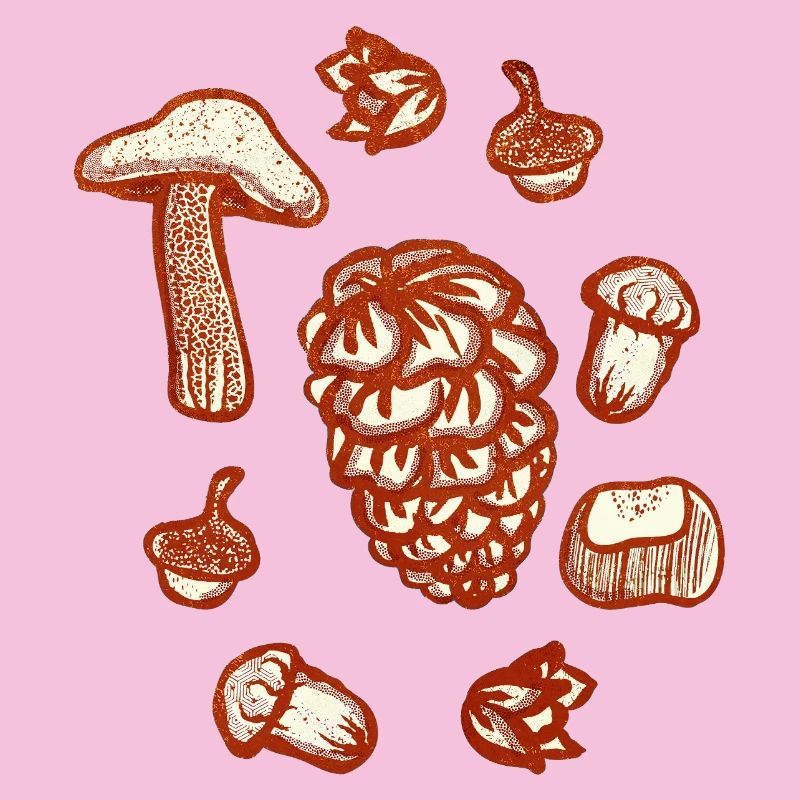 Rustikale Herbstschmuck-Illustration