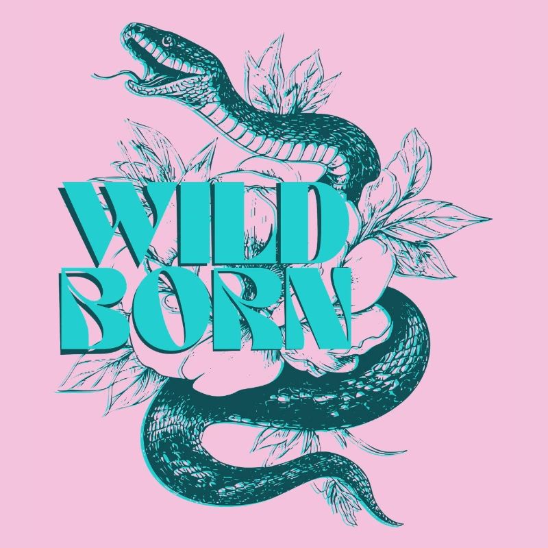 Wild Born Snake Botanisches Design