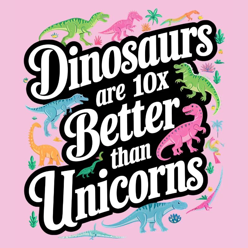 Dinosaurier überstrahlen Einhörner hell