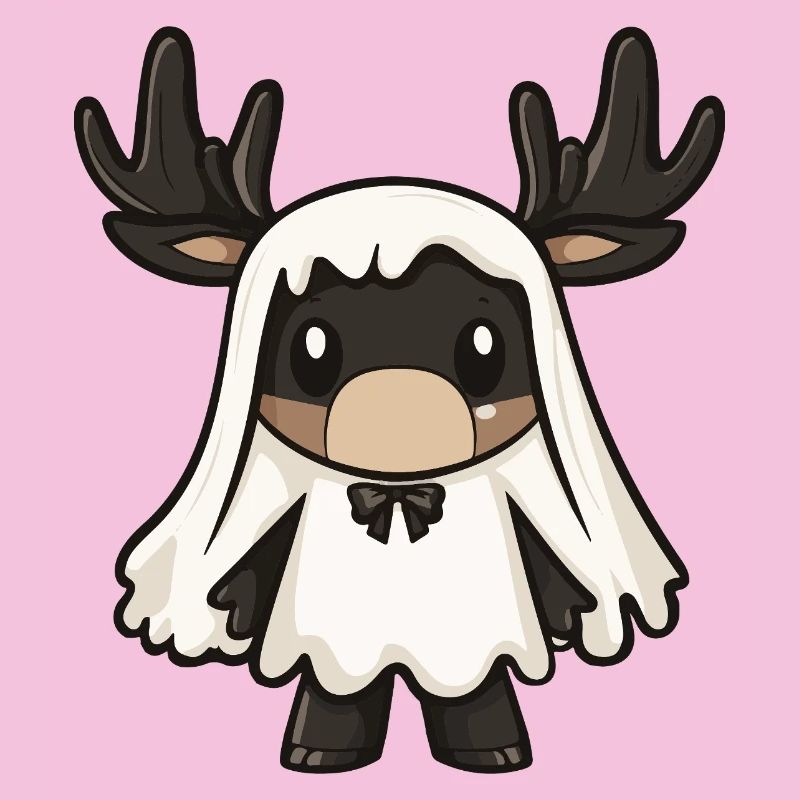 Elch Halloween Geist